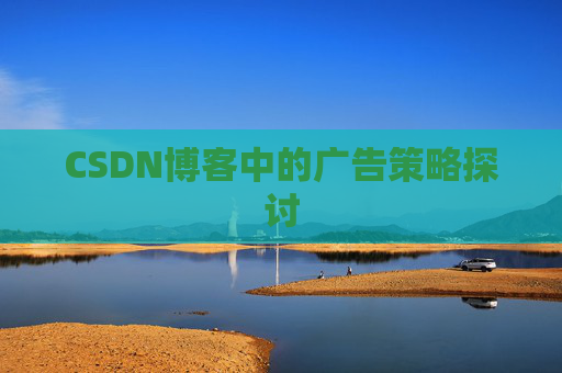 CSDN博客中的广告策略探讨